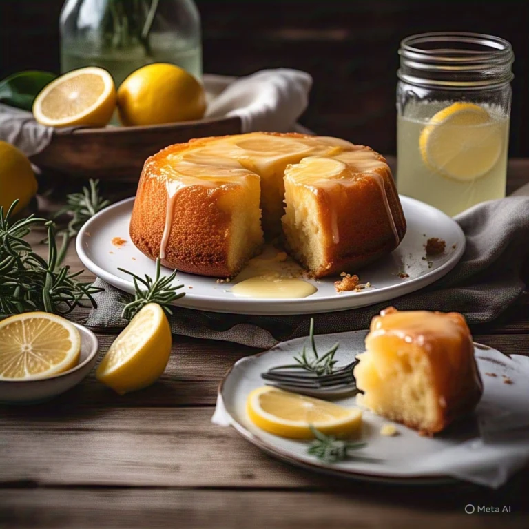 lemon fritter cake