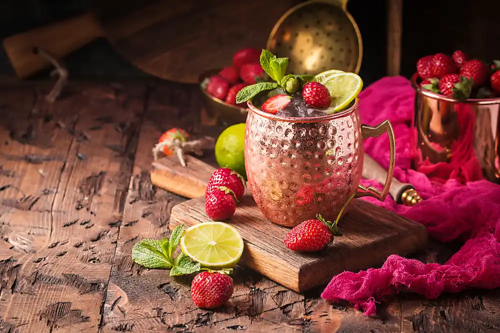 Strawberry Moscow Mule