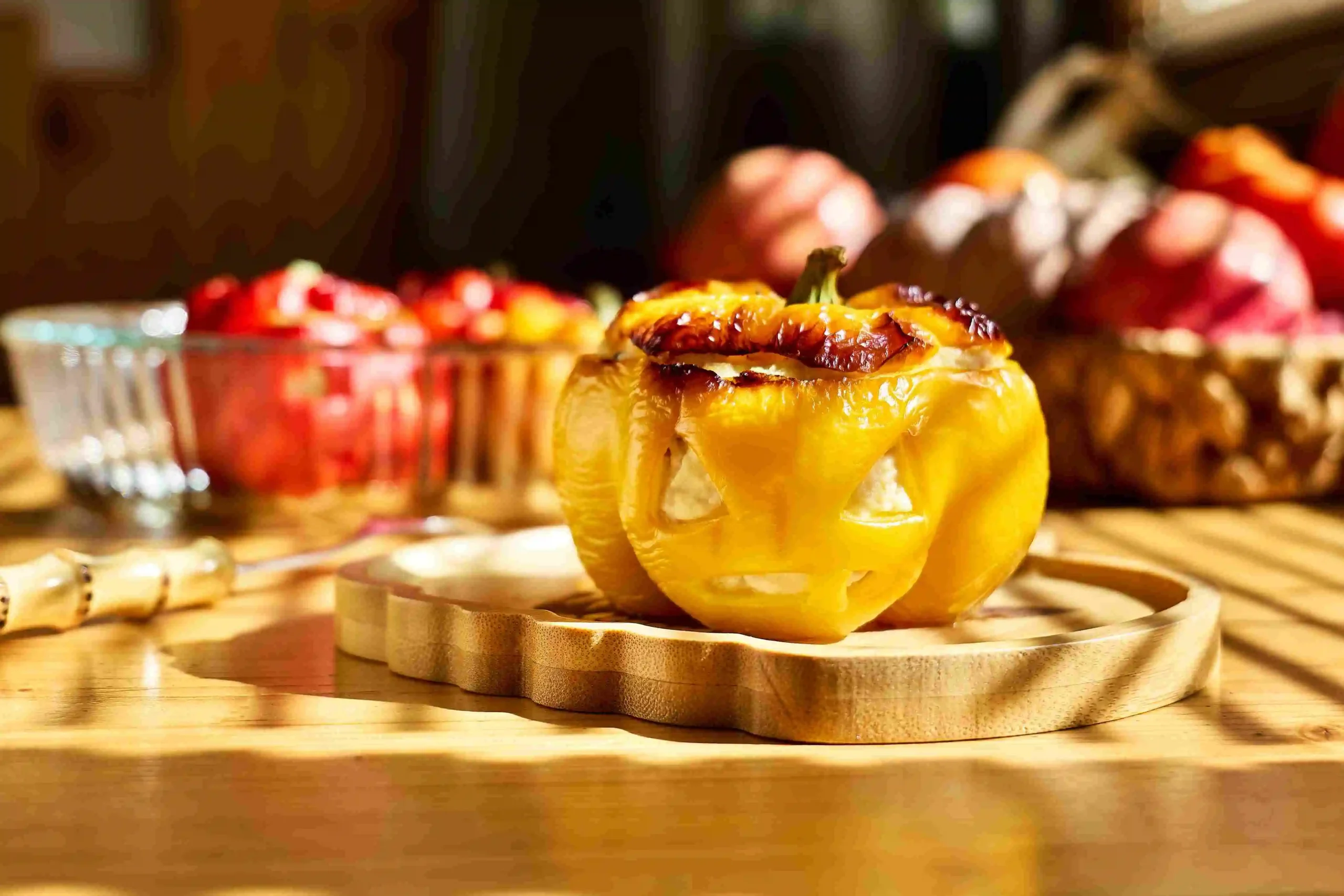 Pizza-Stuffed Pumpkins